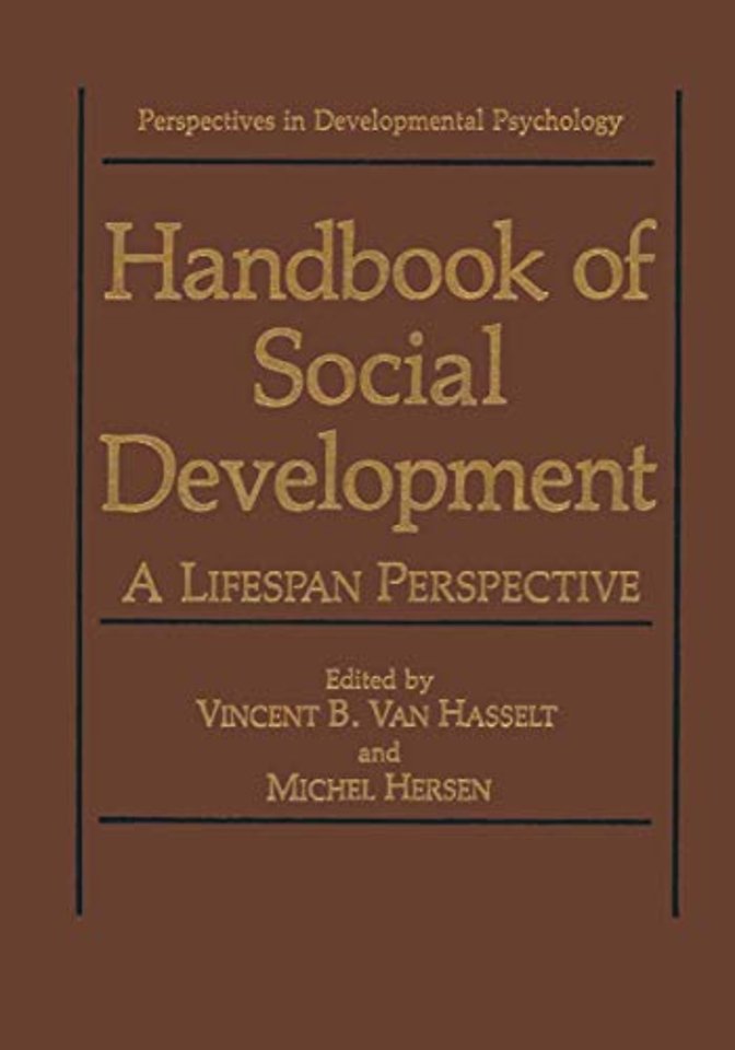 Handbook of Social Development