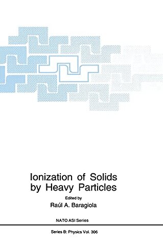 Ionization of Solids by Heavy Particles