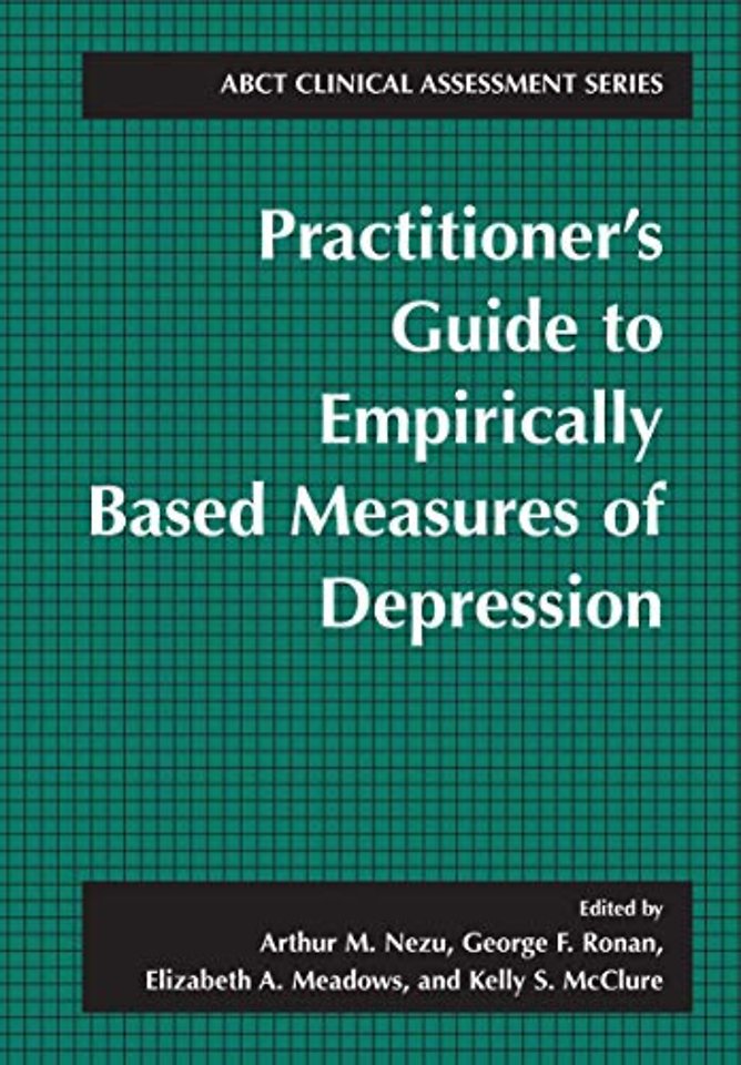 Practitioner's Guide to Empirically-Based Measures of Depression