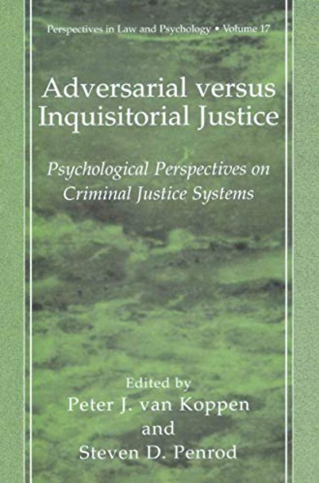 Adversarial versus Inquisitorial Justice