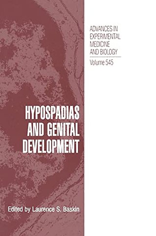 Hypospadias and Genital Development