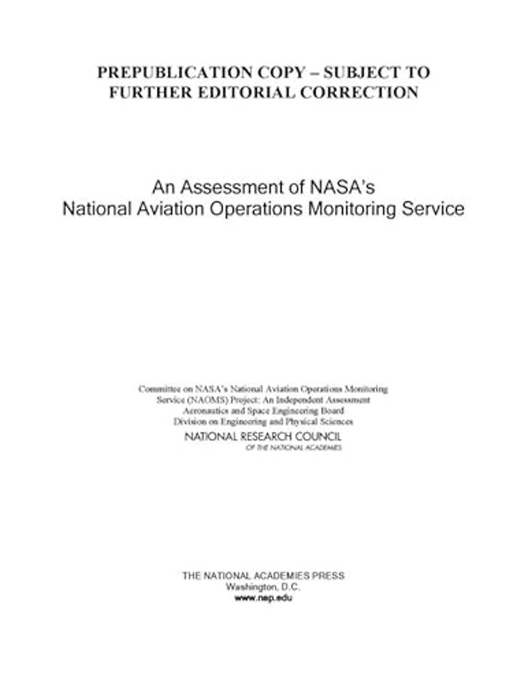 An Assessment of NASA's National Aviation Operations Monitoring Service