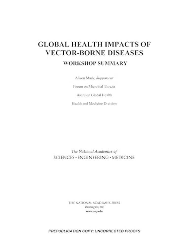 Global Health Impacts of Vector-Borne Diseases