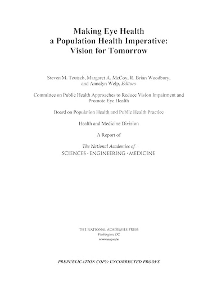 Making Eye Health a Population Health Imperative