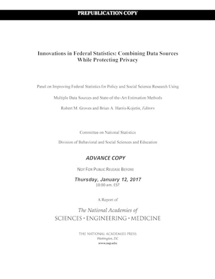 Innovations in Federal Statistics