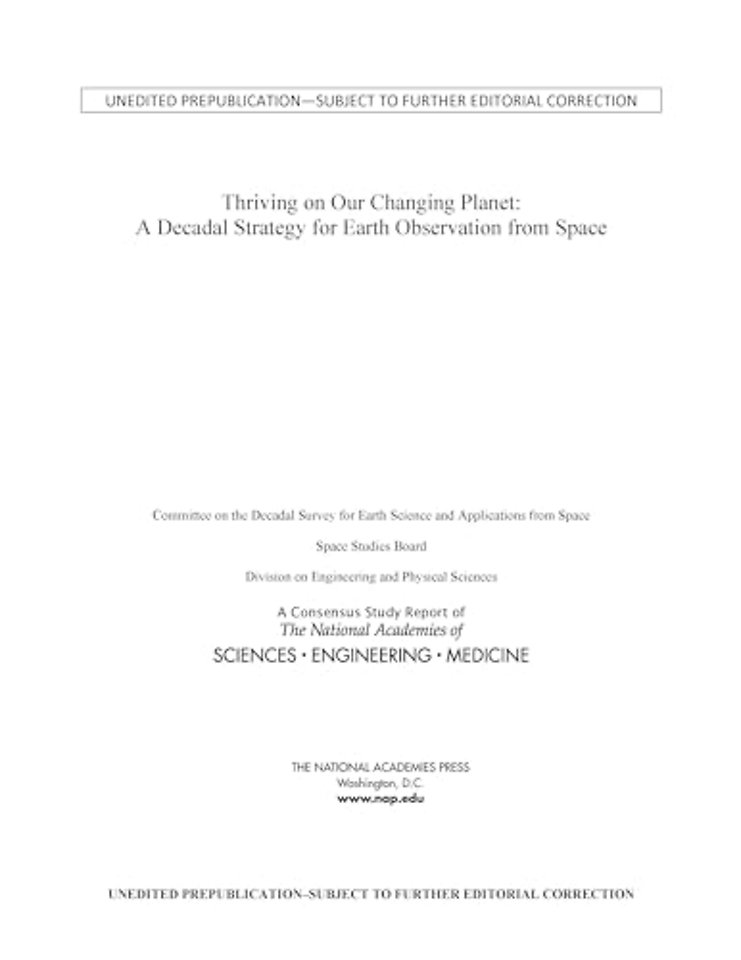 Thriving on Our Changing Planet