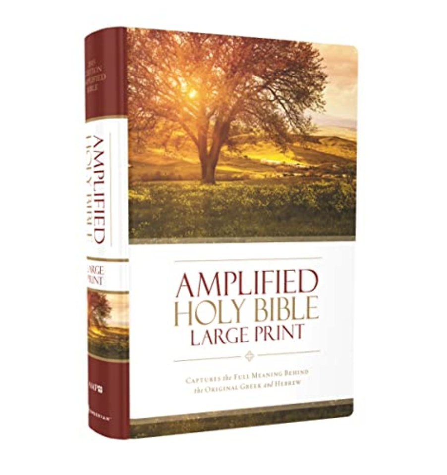 Amplified Holy Bible, Large Print, Hardcover