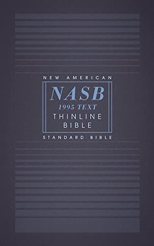 NASB, Thinline Bible, Paperback, Red Letter, 1995 Text, Comfort Print