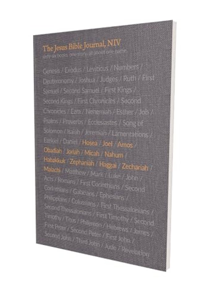 The Jesus Bible Journal, Hosea - Malachi, NIV, Paperback, Comfort Print