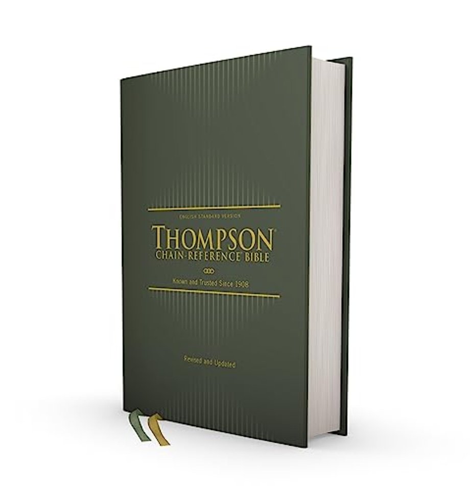 ESV, Thompson Chain-Reference Bible, Hardcover, Green, Red Letter