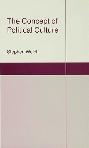The Concept of Political Culture