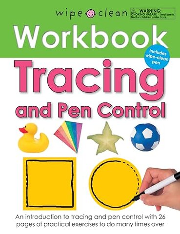 Tracing and Pen Control (Wipe Clean Workbook)