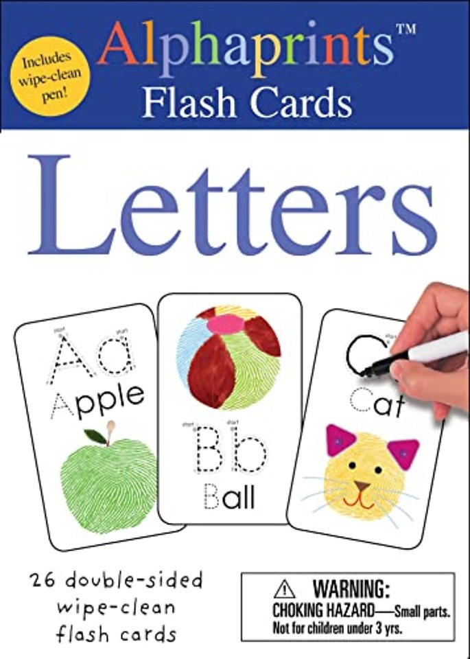 Alphaprints: Wipe Clean Flash Cards Letters