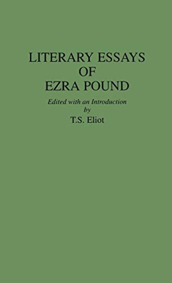 Literary Essays of Ezra Pound