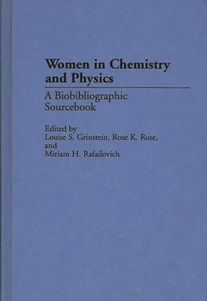 Women in Chemistry and Physics