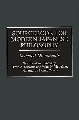 Sourcebook for Modern Japanese Philosophy
