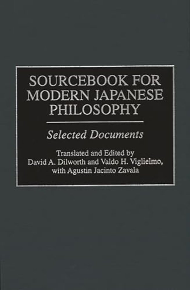 Sourcebook for Modern Japanese Philosophy