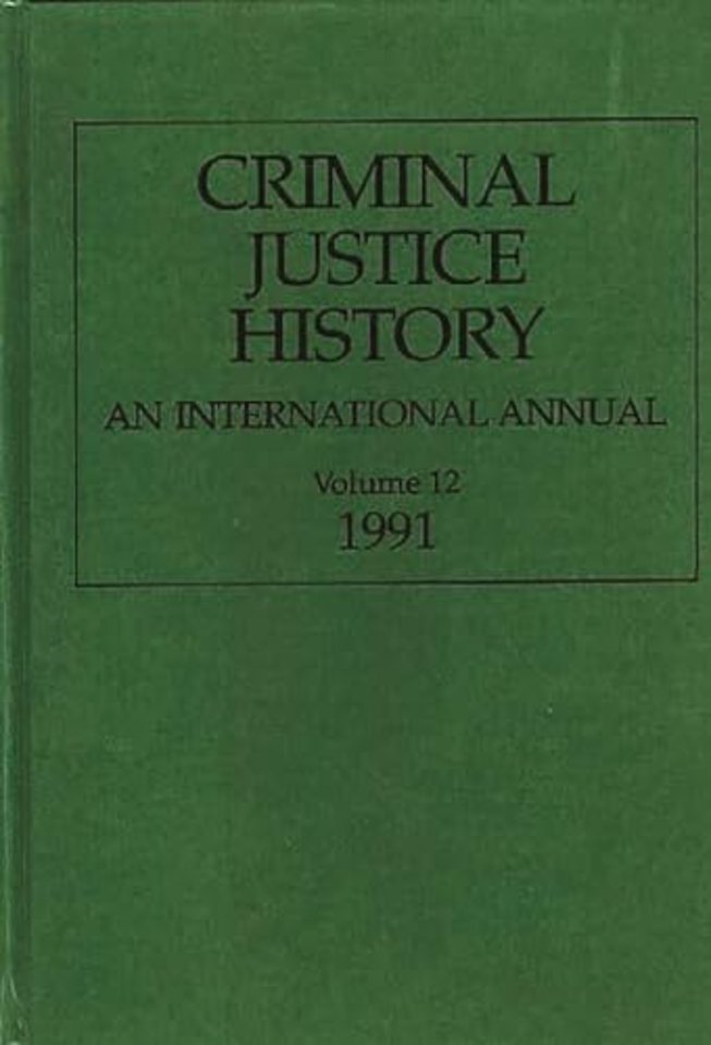 Criminal Justice History