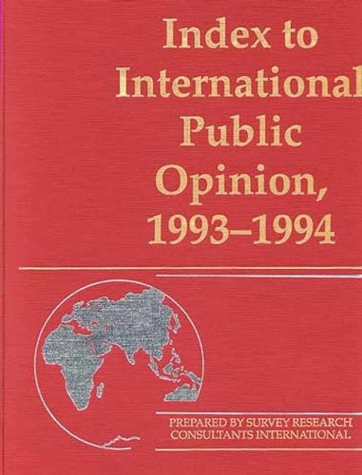 Index to International Public Opinion, 1993-1994
