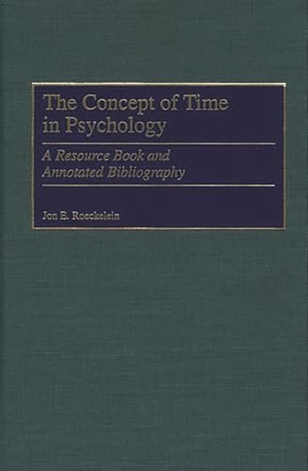 The Concept of Time in Psychology