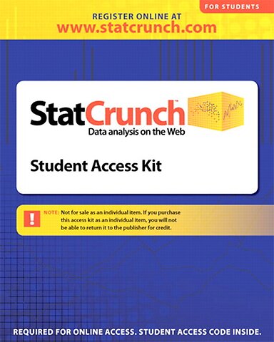 statCrunch -- Valuepack Access Card (12-month access)