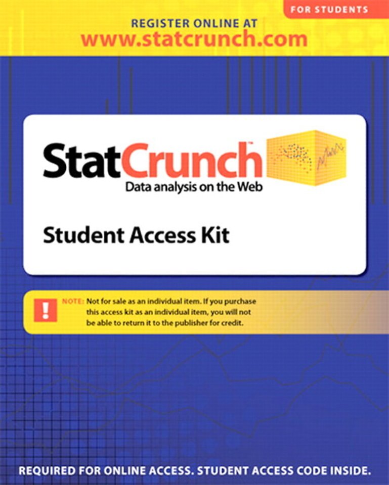 statCrunch -- Valuepack Access Card (12-month access)