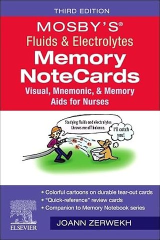 Mosby's® Fluids & Electrolytes Memory NoteCards
