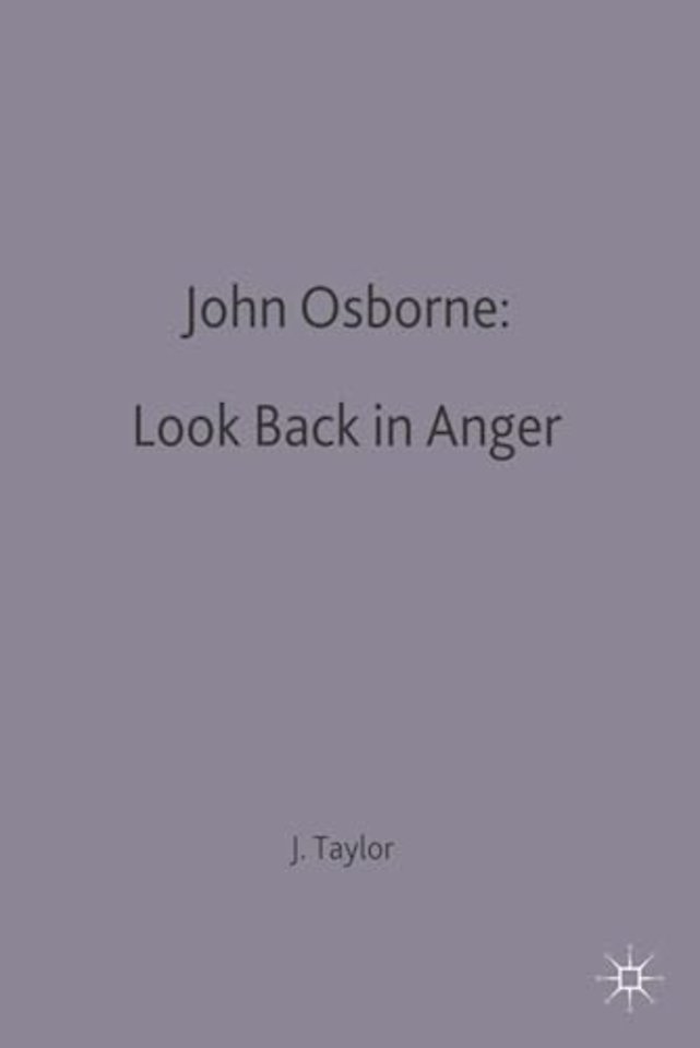 John Osborne: Look Back in Anger