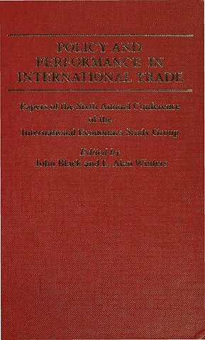 Policy and Performance in International Trade