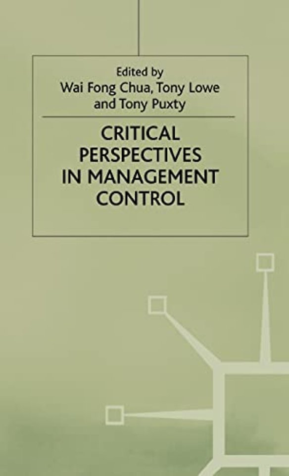 Critical Perspectives in Management Control