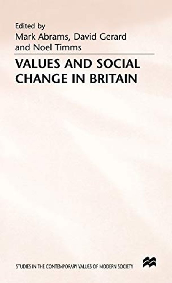 Values and Social Change in Britain
