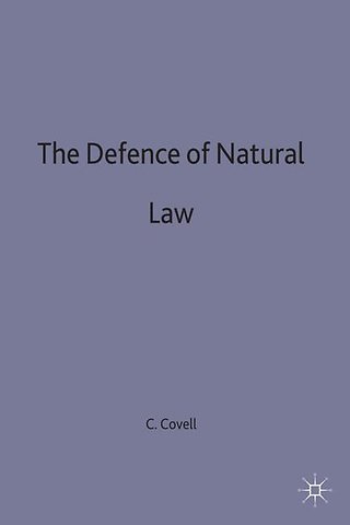 The Defence of Natural Law