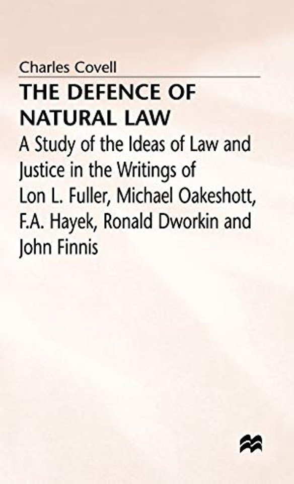 The Defence of Natural Law