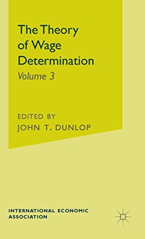 The Theory of Wage Determination