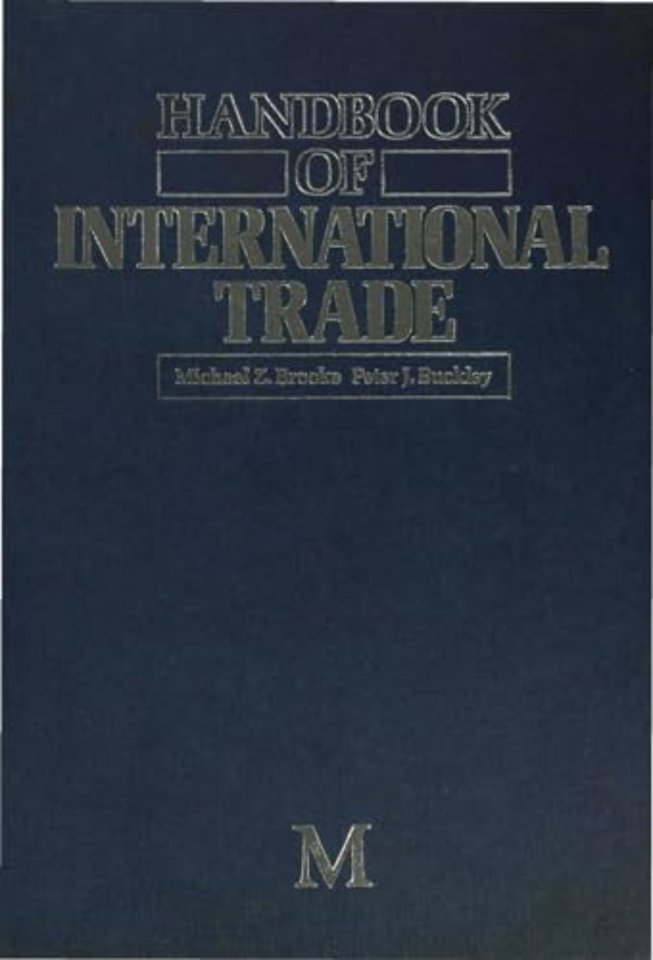 Handbook of International Trade