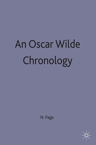 An Oscar Wilde Chronology