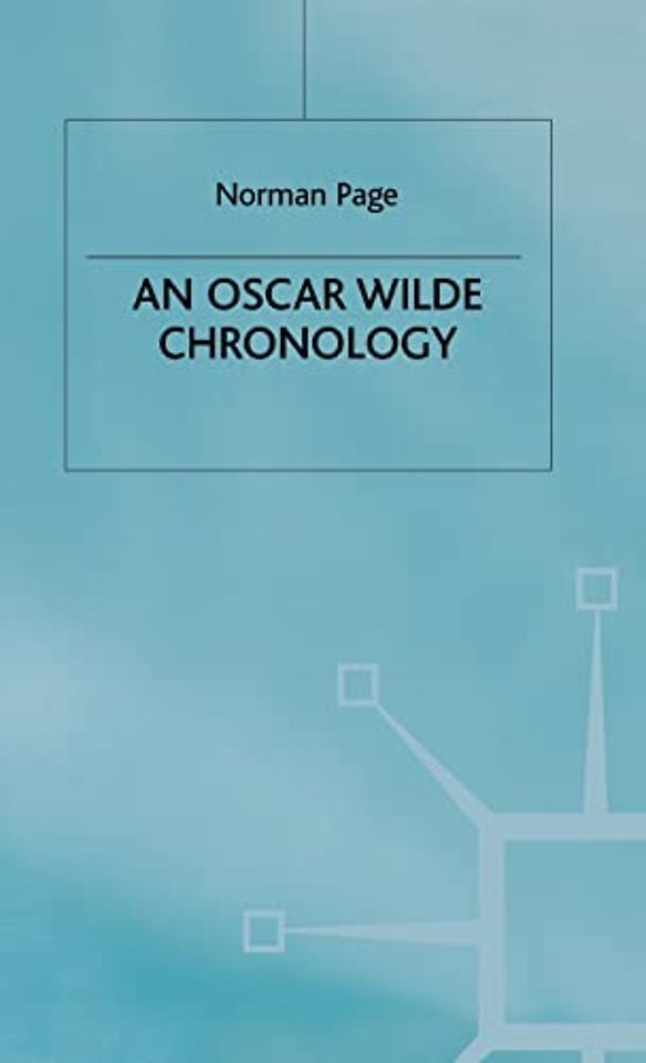 An Oscar Wilde Chronology