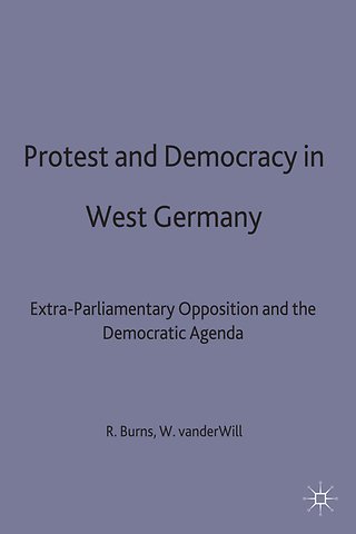 Protest and Democracy in West Germany