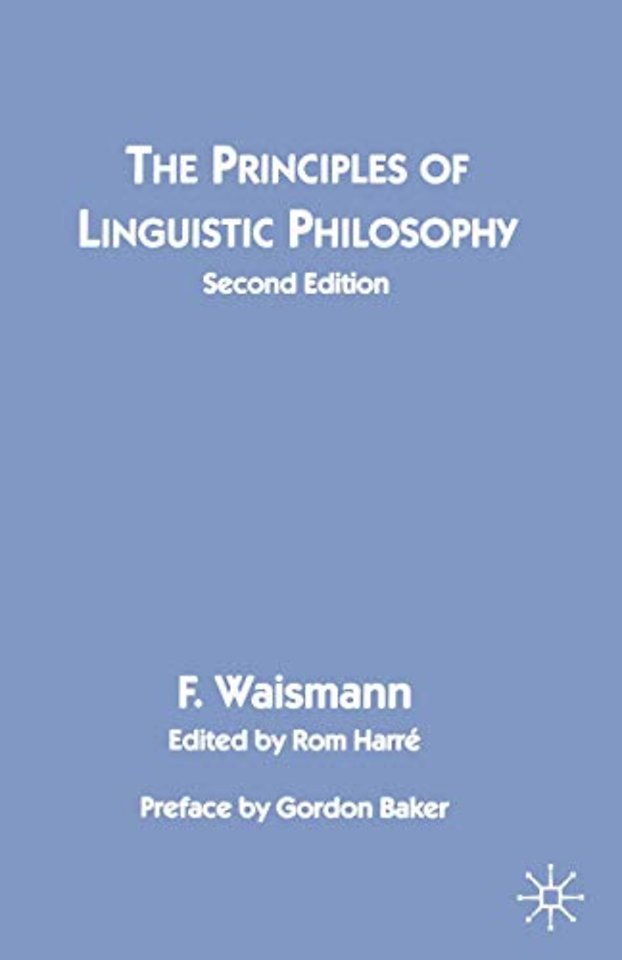 The Principles of Linguistic Philosophy