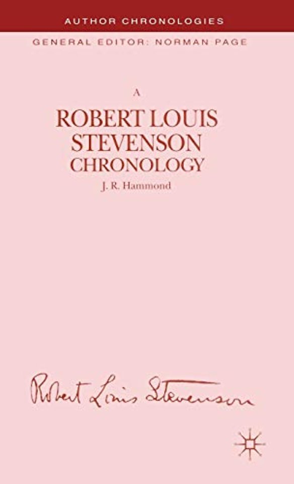 A Robert Louis Stevenson Chronology