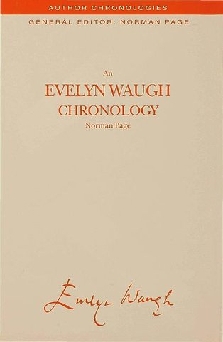 An Evelyn Waugh Chronology