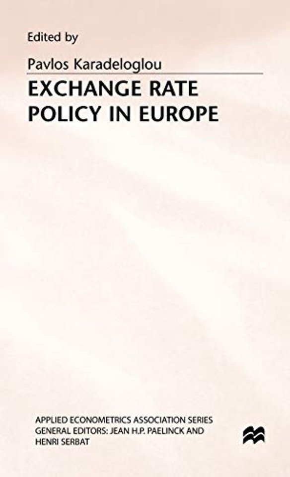 Exchange Rate Policy in Europe
