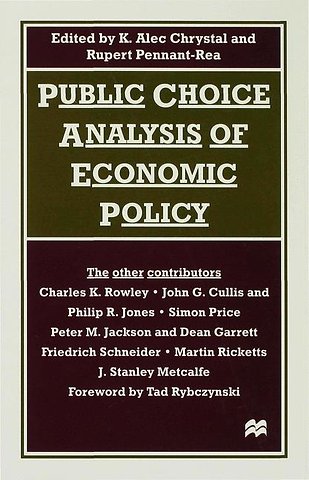 Public Choice Analysis of Economic Policy