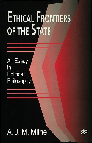 Ethical Frontiers of the State