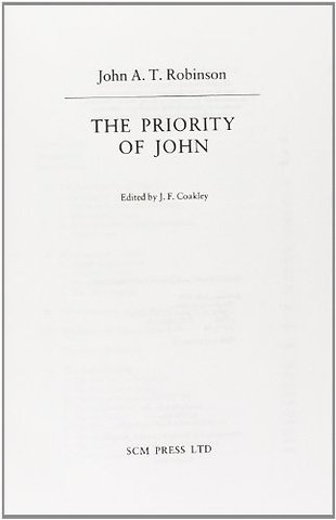 The Priority of John