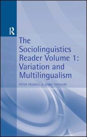 Sociolinguistics Reader Vol 1
