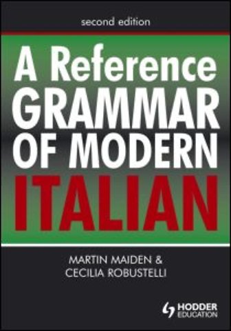 Reference Grammar of Modern Italian