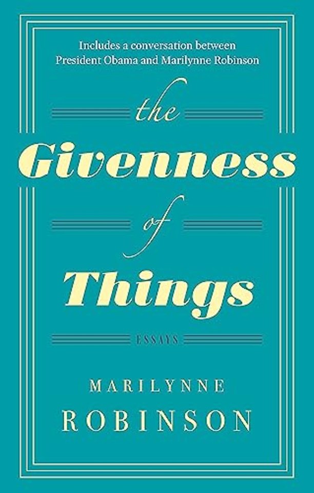 The Givenness Of Things