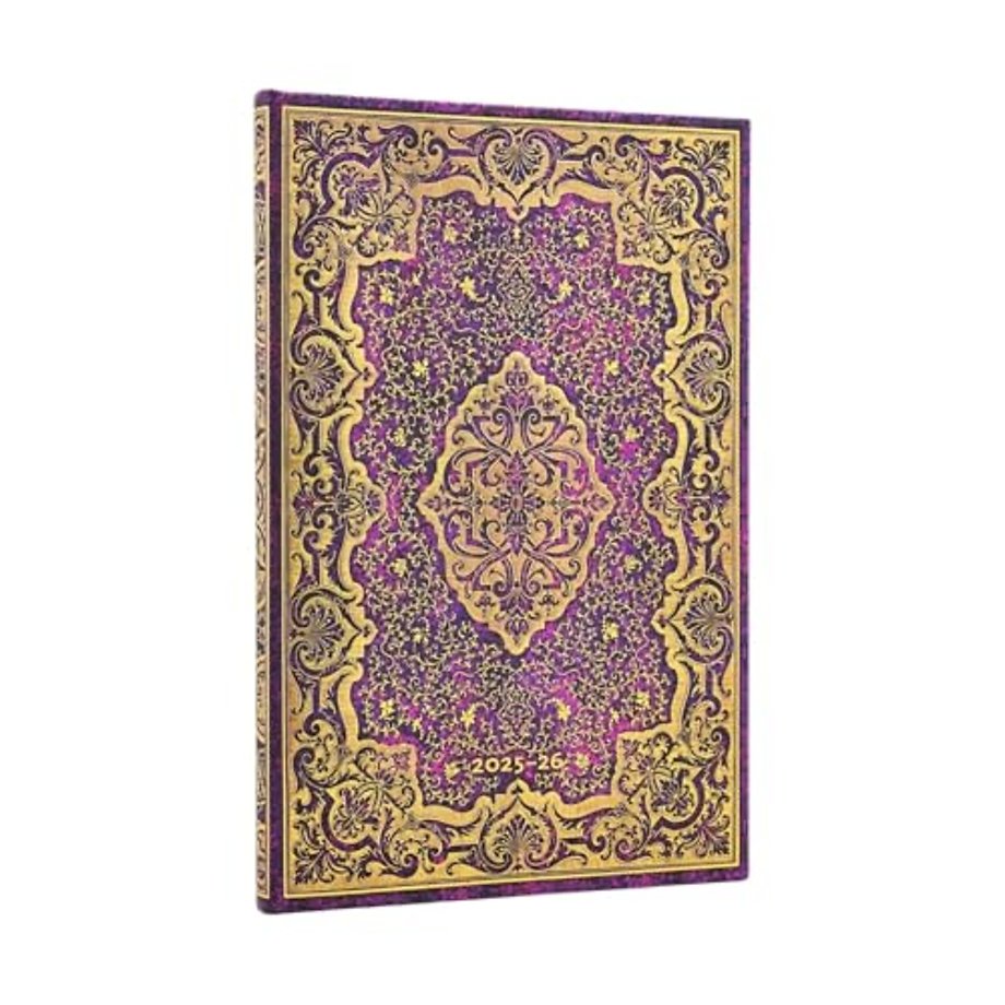 2026 Picaresque Maxi 18-month Vertical Hardcover Flexi Dayplanner 2025-2026 (Elastic Band Closure)