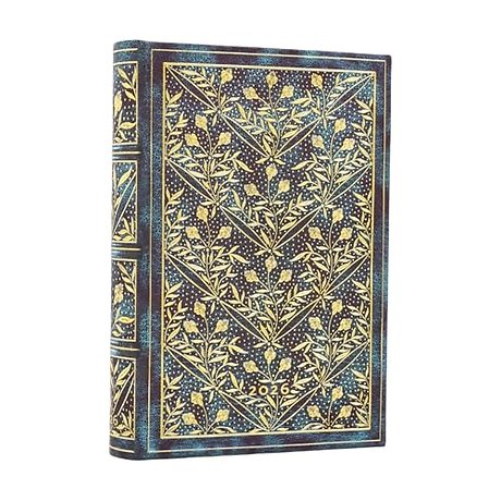 2026 Wildflower Song Mini 12-month Day-at-a-Time Hardcover Flexi Dayplanner 2026 (Elastic Band Closure)